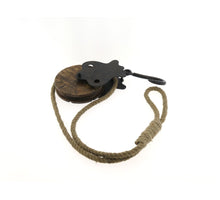Hook Mtl/wood Brown/nat. 40cm