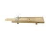 Cutting board mango wood with glass 60cm Natural
