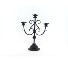 Candleholder Metaal 36x43 Ant. Black