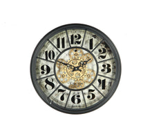 Clock Gear Ø46cm Black