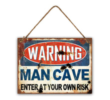 Wall Hanger Metal Mancave 30x40cm