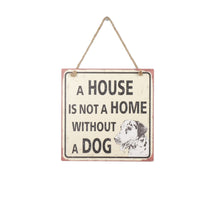 Wall Hanger Metal Cat/Dog Mix/2 30x30cm