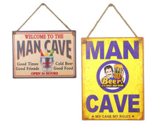 Wall Hanger Metal Mancave Mix/2 30x40cm