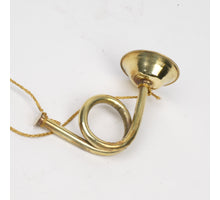 Hanging Brass Trumpet 11cm