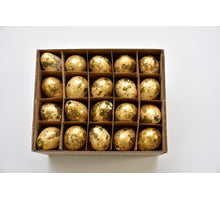 Doos á 60 kwarteleieren Goud
