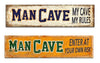 Wall Hanger Metal Mancave Mix/2 80x20cm