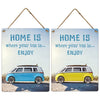 Wall Hanger Metal Home or Bus 30x40cm Mix/2