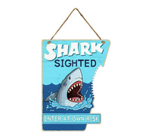 Wall Hanger Metal Shark 30x40cm