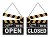Wall Hanger Metal Open/Closed 26x27cm