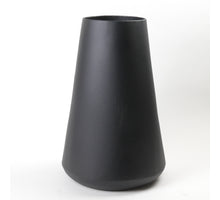 Vase Metal Black Texture Ø50x104cm