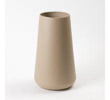 Vase Metal Taupe Texture Ø50x104cm