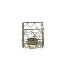 Tealightholder Metal 8x8x8cm Gold