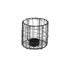 Tealightholder Metal Ø9x9cm Black