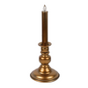 Candleholder LED Ø11x27.5cm Gold