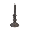 Candleholder LED Ø11x27.5cm Antique Black