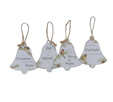 Hanger Christmas Tree Metal H11cm 4 assortie
