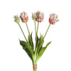 Real Touch Parrot Tulip x5 L40cm Pink/Green