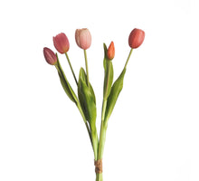 Real Touch Tulip Bundle x5 L40cm Mix Beauty
