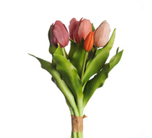 Real Touch Tulip Bundle x7 L31cm Mix Beauty