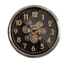 Clock Gear Ø50cm Silver