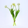 Real Touch Tulip 'Peony' bundle x5 L43cm white