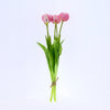 Real Touch Tulip 'Peony' bundle x5 L43cm l.pink