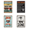 Wall Hanger Tin 20x30cm BBQ Mix/4
