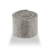Wool felt vilt unicolor 7,5 cm Grijs 5MTR