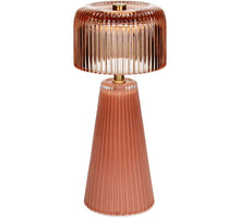 Table Lamp LED Stripes Glass Terra 10x10x23cm