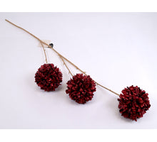 Bolchrysant spray red 86cm