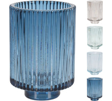 KANDELAAR GLAS DUO D6,5 H9CM 4 ASSORTIE KLEUREN