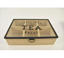 THEEKIST MDF MET GLAS 24x17x6CM