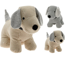 DEURSTOPPER HOND 32x14x28CM 2 ASSORTI (1KG) 100% POLYESTER