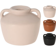 KANDELAAR KERAMIEK MAT TONE D10 H7,8CM 3 ASSORTIE KLEUR