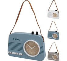 TAFELKLOK RADIO 215X35X155MM 3 ASSORTIE