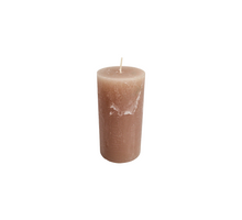 Rustic candle 140/70mm Sahara