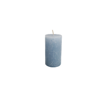 Candle rustic 110/60mm eisblau