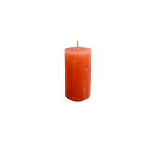 Candle rustic 110/60mm coral