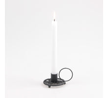 CANDLE HOLDER WIRE METAL BLACK 11X8X6 CM