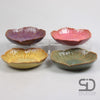 ONDERBORD FLOWER KERAMIEK 4 KLR ASS 15X15X3 CM
