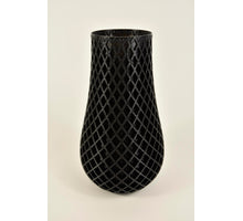 Ruitvaas zwart, 3d geprint D14 H24cm