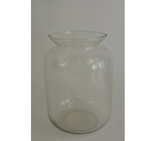 VASE DUNJA GLASS CLEAR D16,5 H23CM