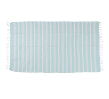 Hammam Towel Stripes Cotton Green 100x180cm