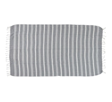 Hammam Towel Stripes Cotton Gray 100x180cm