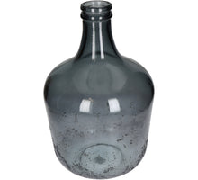 Vase Recycled Glass Grey 27x27x42cm