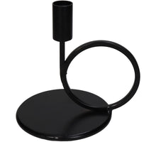 Candle Stick Metal Black 16.5x13x16.5cm