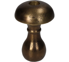 Candle Stick Mushroom Aluminium Bronze 8.5x8.5x12cm