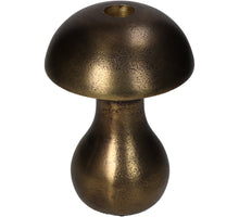 Candle Stick Mushroom Aluminium Bronze 12x12x16cm