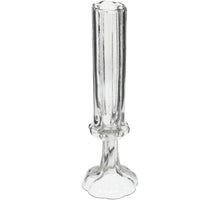 Vase Flute Glass Clear 9x9x26.5cm