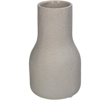 Vase Porcelain White 10.2x10.2x17.8cm